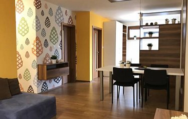 Apartmán s piniovou terasou